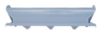 Intermountain Railway 42098 HO Scale ACF 4650 Cubic Foot 3-Bay Covered Hopper - Kit -- Undecorated Phase I w/Single Rib Stiffener