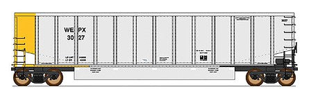 Intermountain Railway 4401022 HO Scale 14-Panel Coalporter(R) Coal Gondola - Ready to Run - Value Line -- Wisconsin Electric Power WEPX (silver, yellow)