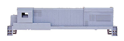 Intermountain Railway 44449 HO Scale Diesel U18B Body Only - Kit -- Undecorated w/Double Latch Doors