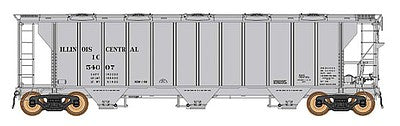 Intermountain Railway 449002 HO Scale ACF 2927 Cu. Ft. Covered Hopper - Ready to Run -- Illinois Central (gray)