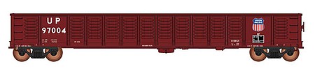 Intermountain Railway 4507002 HO Scale 52'6" Corrugated-Side Gondola - Ready to Run - Value Line -- Union Pacific (Boxcar Red)