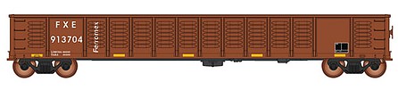 Intermountain Railway 4507007 HO Scale 52'6" Corrugated-Side Gondola - Ready to Run - Value Line -- Ferromex (Boxcar Red)