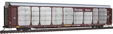 Intermountain Railway 45257 HO Scale Bi-Level Auto Rack - Ready to Run -- Southern Pacific (Boxcar Red, Sans Serif Lettering)