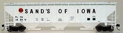 Intermountain Railway 45343 HO Scale PS2CD 4750 Cubic Foot 3-Bay Covered Hopper - Ready to Run -- Sand's of Iowa PTLX