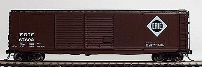 Intermountain Railway 45609 HO Scale 50' PS-1 Double-Door Boxcar - Ready to Run -- Erie (Boxcar Red, white, Diamond Logo)