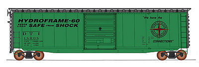 Intermountain Railway 45951 HO Scale 50' PS-1 Single Door Boxcar w/Cushion Underframe - Ready to Run -- Detroit, Toledo & Ironton (green, Compass Logo, Hydroframe-60 Markings)