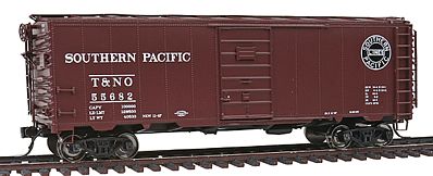 Intermountain Railway 46014 HO Scale 40' 12-Panel Boxcar - Ready to Run -- Southern Pacific (Boxcar Red, Texas & New Orleans Reporting Marks)