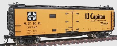 Intermountain Railway 46102 HO Scale Santa Fe 40' Steel Ice Reefer - Ready to Run -- "El Capitan"