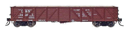 Intermountain Railway 46607 HO Scale USRA Composite Drop-Bottom Gondola - Ready to Run -- Louisville & Nashville (Boxcar Red)