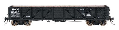 Intermountain Railway 46624 HO Scale USRA Composite Drop-Bottom Gondola - Ready to Run -- Boston & Maine (As-Delivered, black)