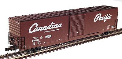 Intermountain Railway 46911 HO Scale 60' PS-1 Single-Door Boxcar - Ready to Run -- Canadian Pacific (Box Car Red w/bold script "Canadian Pacific" in white)