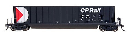 Intermountain Railway 47108 HO Scale Bathtub Coal Gondola - Ready to Run -- Canadian Pacific Ontario Hydro (black, Multimark Logo)