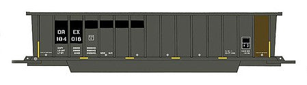 Intermountain Railway 47111 HO Scale Bathtub Coal Gondola - Ready to Run -- DREX (Patched Ex-Procor, black)