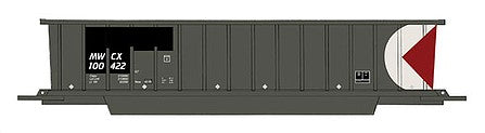 Intermountain Railway 47113 HO Scale Bathtub Coal Gondola - Ready to Run -- MWCX (Patched Ex-CP, black, red, white, Multimark)