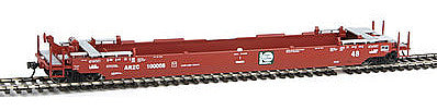 Intermountain Railway 47256 HO Scale Husky Stack Container Car - Ready to Run - A-Line -- Arizona & California (red, green, white)