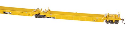 Intermountain Railway 47305 HO Scale Thrall 5-Unit Well Car Set - Ready to Run -- Trailer-Train DTTX (yellow, black)