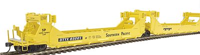 Intermountain Railway 47611 HO Scale Gunderson Twin Stack Five Unit Set - Ready to Run -- Southern Pacific (yellow w/black Markings)