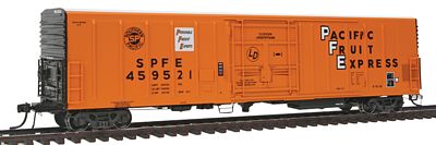 Intermountain Railway 48813 HO Scale R-70-20 Mechanical Reefer - Ready to Run -- Pacific Fruit Express SPFE (orange, white, black, "Perishable Freight" Logo)