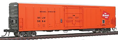 Intermountain Railway 48815 HO Scale R-70-20 Mechanical Reefer - Ready to Run -- Milwaukee Road (orange, white, red)