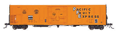 Intermountain Railway 48825 HO Scale R-70-20 Mechanical Reefer w/Keystone Underframe & Early Roof - Ready to Run -- Southern Pacific Fruit Express SPFE (Restencil, orange, black Number Field)