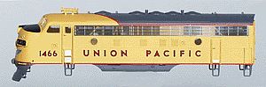 Intermountain Railway 49003 HO Scale EMD F7A w/DCC -- Union Pacific (Armour Yellow, gray, red)