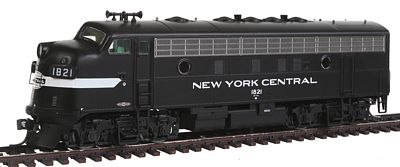 Intermountain Railway 49030 HO Scale EMD F7A - Standard DC -- New York Central (black, Cigar Band Logo)