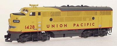 Intermountain Railway 49103 HO Scale EMD F3A - Standard DC -- Union Pacific (Armour Yellow, gray)