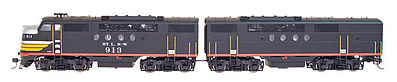 Intermountain Railway 49204 HO Scale EMD FTA-B Set w/DCC -- Cotton Belt (Black Widow)
