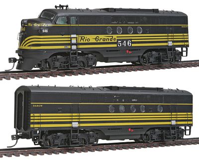 Intermountain Railway 49205 HO Scale EMD FTA-B Set w/DCC -- Rio Grande
