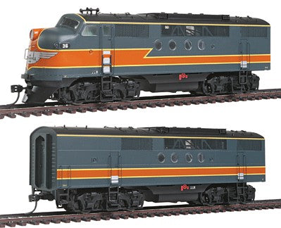 Intermountain Railway 49217S HO Scale EMD FTA-B Set w/Tsunami(R) Sound & DCC -- Milwaukee Road (gray, orange)