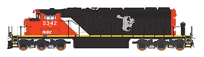 Intermountain Railway 49311 HO Scale EMD/GMDD SD40-2W w/DCC -- New Hope & Ivyland #5342 (Ex-CN; black, red, white; North America Logo)