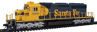 Intermountain Railway 49320 HO Scale EMD SD40-2 w/DCC -- Santa Fe (Warbonnet; Blue, yellow)