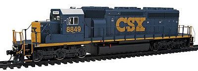Intermountain Railway 49322S HO Scale EMD SD40-2 w/LokSound & DCC -- CSX Transportation (blue, yellow, White Cab)