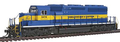 Intermountain Railway 49324 HO Scale EMD SD40-2 w/DCC -- Iowa, Chicago & Eastern (blue, yellow)