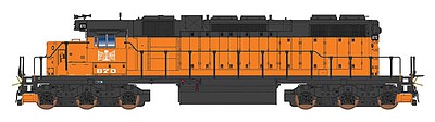 Intermountain Railway 493305S HO Scale EMD SD38-2 w/Loksound & DCC -- Bessemer & Lake Erie (orange, black)