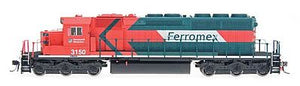 Intermountain Railway 49330 HO Scale EMD SD40-2 w/DCC -- Ferromex (orange, green)