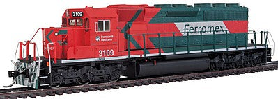 Intermountain Railway 49330S HO Scale EMD SD40-2 w/LokSound & DCC -- Ferromex (orange, green)