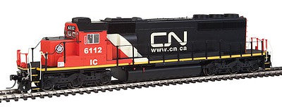 Intermountain Railway 49335S HO Scale EMD SD40-2 w/LokSound & DCC -- Canadian National (black, red; Website Logo, IC Sublettering)
