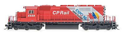 Intermountain Railway 49336 HO Scale EMD SD40-2 w/DCC -- Canadian Pacific (Action Red, white, Expo 86 Graphics)
