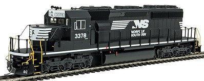 Intermountain Railway 49356S HO Scale EMD SD40-2 w/LokSound & DCC -- Norfolk Southern (black, white, Horse Head Logo)