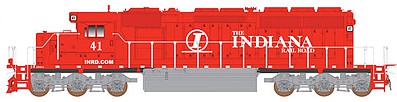 Intermountain Railway 49370 HO Scale EMD SD40-2 w/DCC -- Indiana Railroad (red, white)