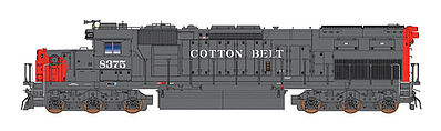 Intermountain Railway 49422 HO Scale EMD SD40T-2 Tunnel Motor Snoot w/DCC -- Cotton Belt SSW (gray, red)