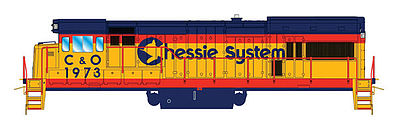 Intermountain Railway 49487 HO Scale U18B DC Chessie System