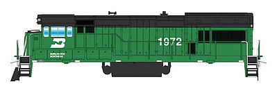 Intermountain Railway 49488 HO Scale U18B DC BN