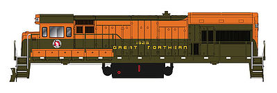 Intermountain Railway 49492 HO Scale U18B DC GN
