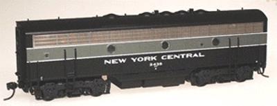 Intermountain Railway 495012 HO Scale Regal Line Diesel EMD F7B Phase I Smart Dummy, Assembled -- New York Central "Lightning Stripe"