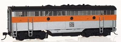 Intermountain Railway 495102 HO Scale EMD F7B w/DCC -- Wyoming & Colorado (orange, black)