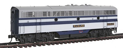 Intermountain Railway 49516S HO Scale EMD F7B w/LokSound & DCC -- Wabash (blue, white, gray)