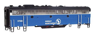 Intermountain Railway 49525 HO Scale EMD F7B w/DCC -- Great Northern (Big Sky Blue, white, gray)