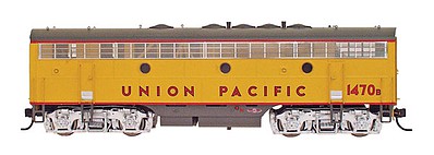 Intermountain Railway 49539S HO Scale EMD F7B w/LokSound & DCC -- Union Pacific (Armour Yellow, gray, red)